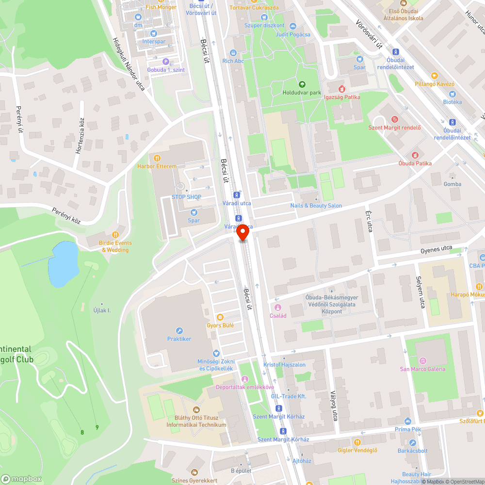 A fonódót is túlélő romjárda bejelentés helye