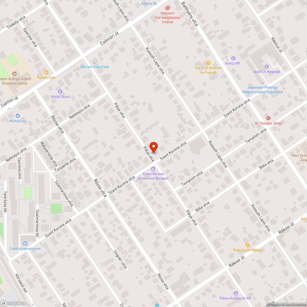 Építési törmelék az út mellett bejelentés helye