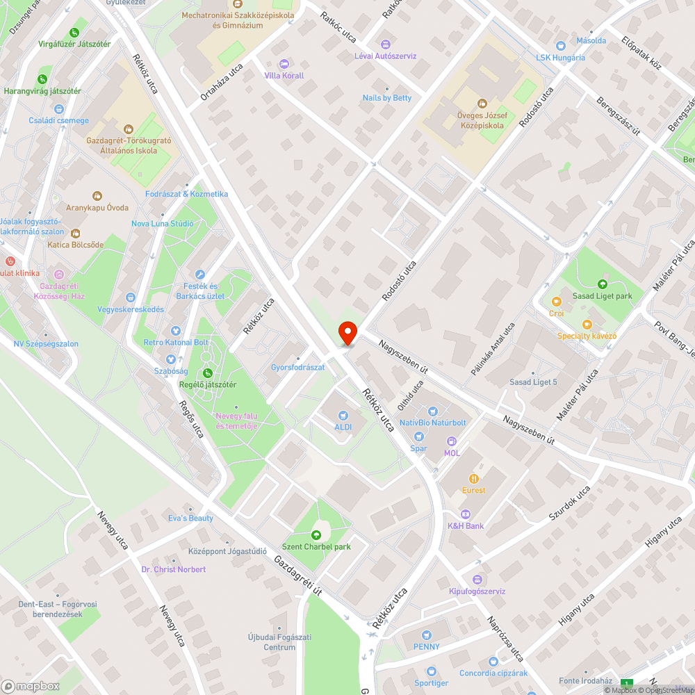 Kátyú bejelentés helye