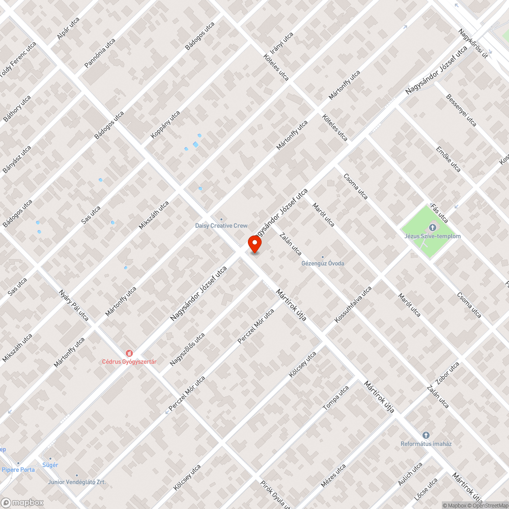 Töredezett járda bejelentés helye