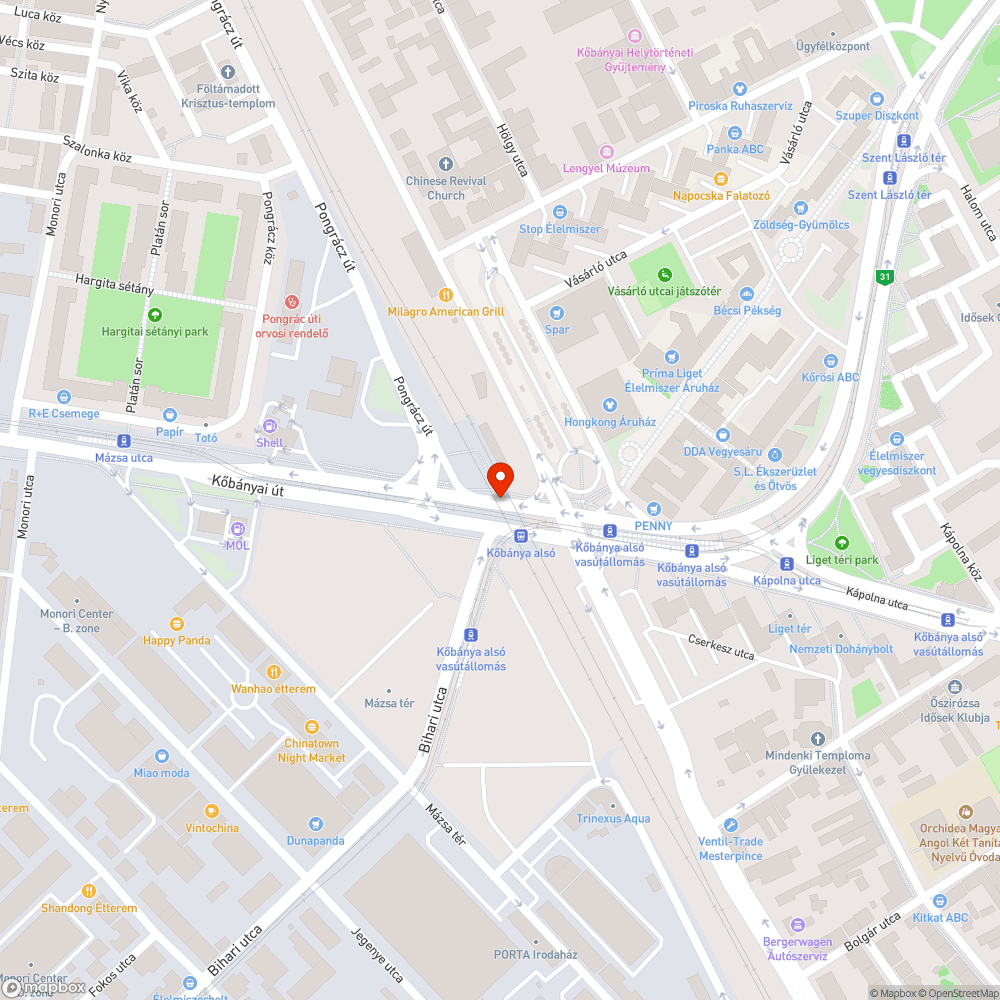 Hibás vízelvezetés - Kőbánya alsó vasútállomás bejelentés helye