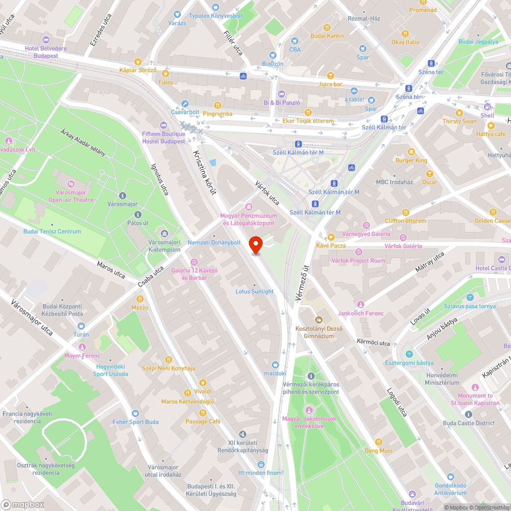 Építési törmelék - kerékpársáv - Postapalota bejelentés helye