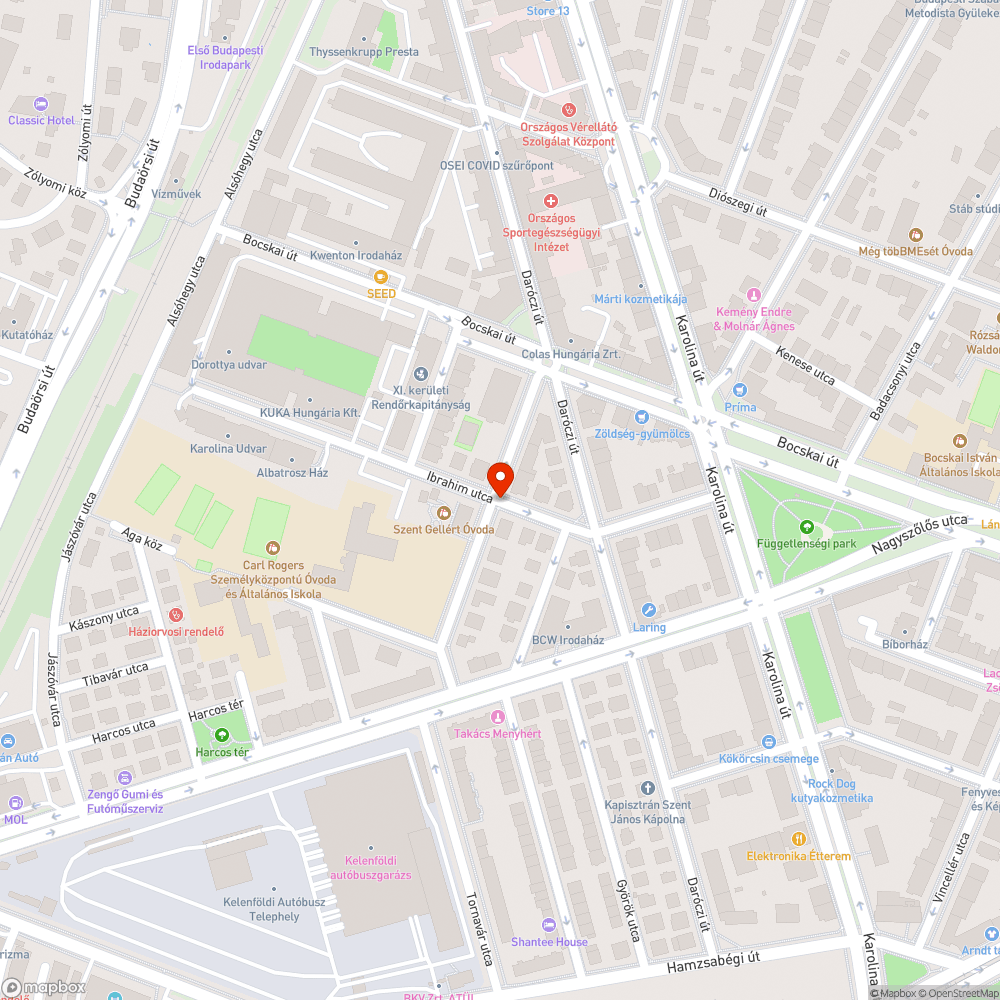 Leaszfaltozott burkolati jel bejelentés helye