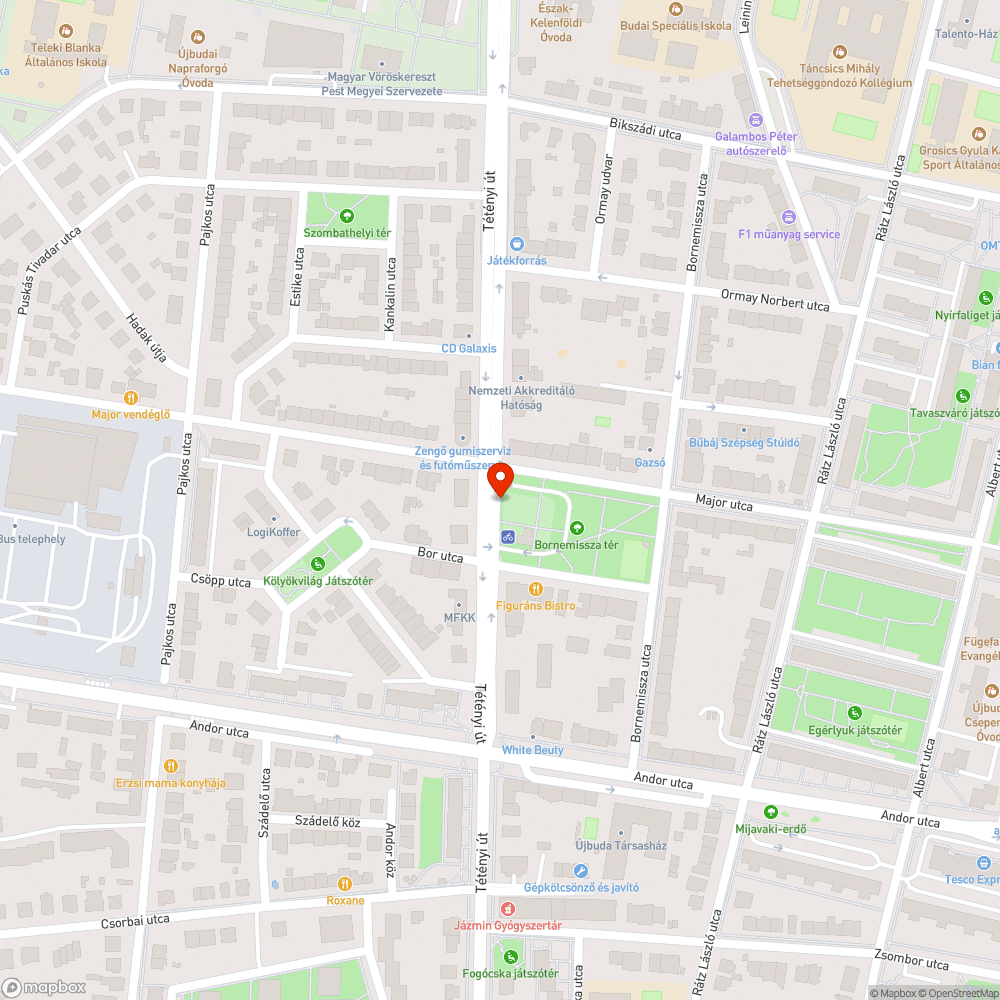 Megtört burkolat bejelentés helye