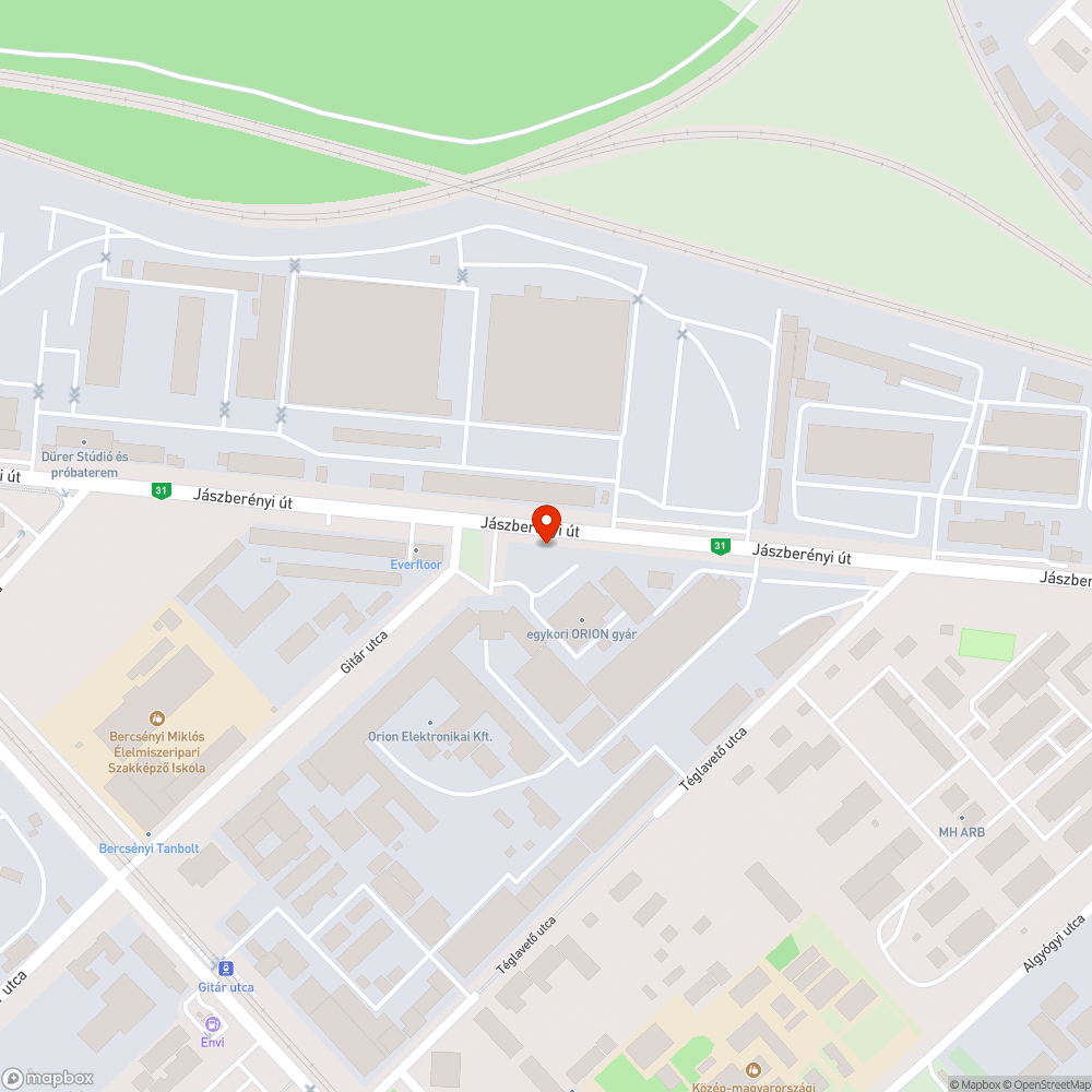 Buszmegálló bejelentés helye