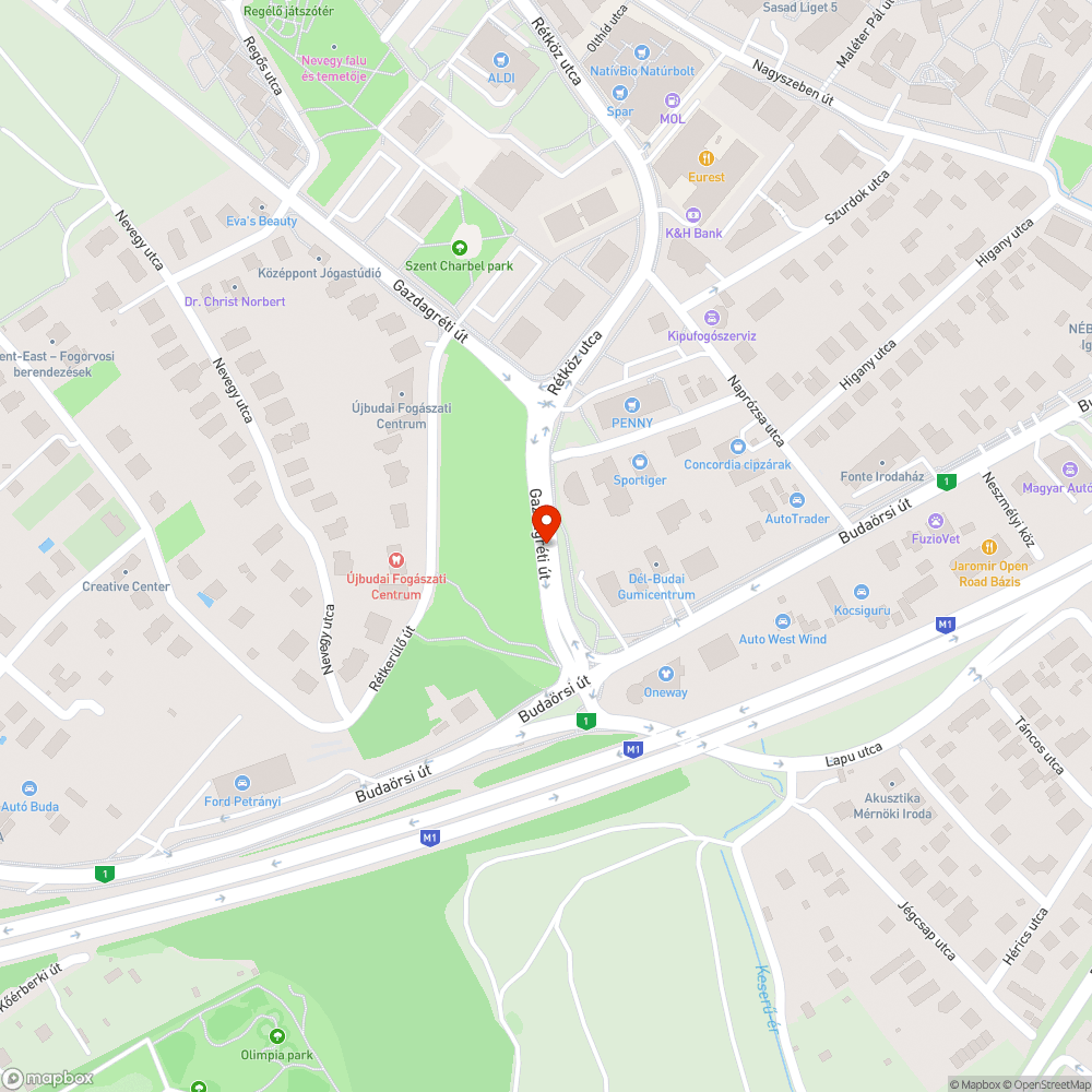 Kátyú, süllyedés ,púposodás bejelentés helye