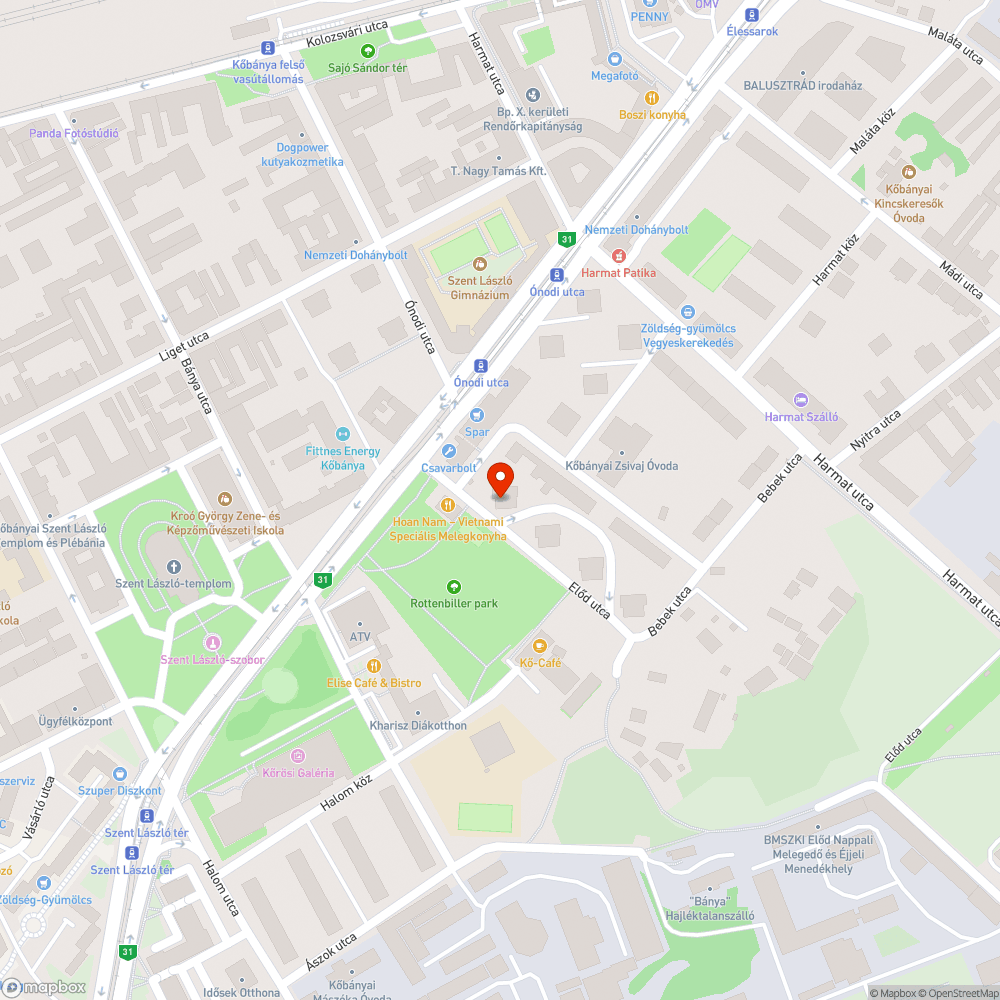 Kiégett közvilágítás bejelentés helye