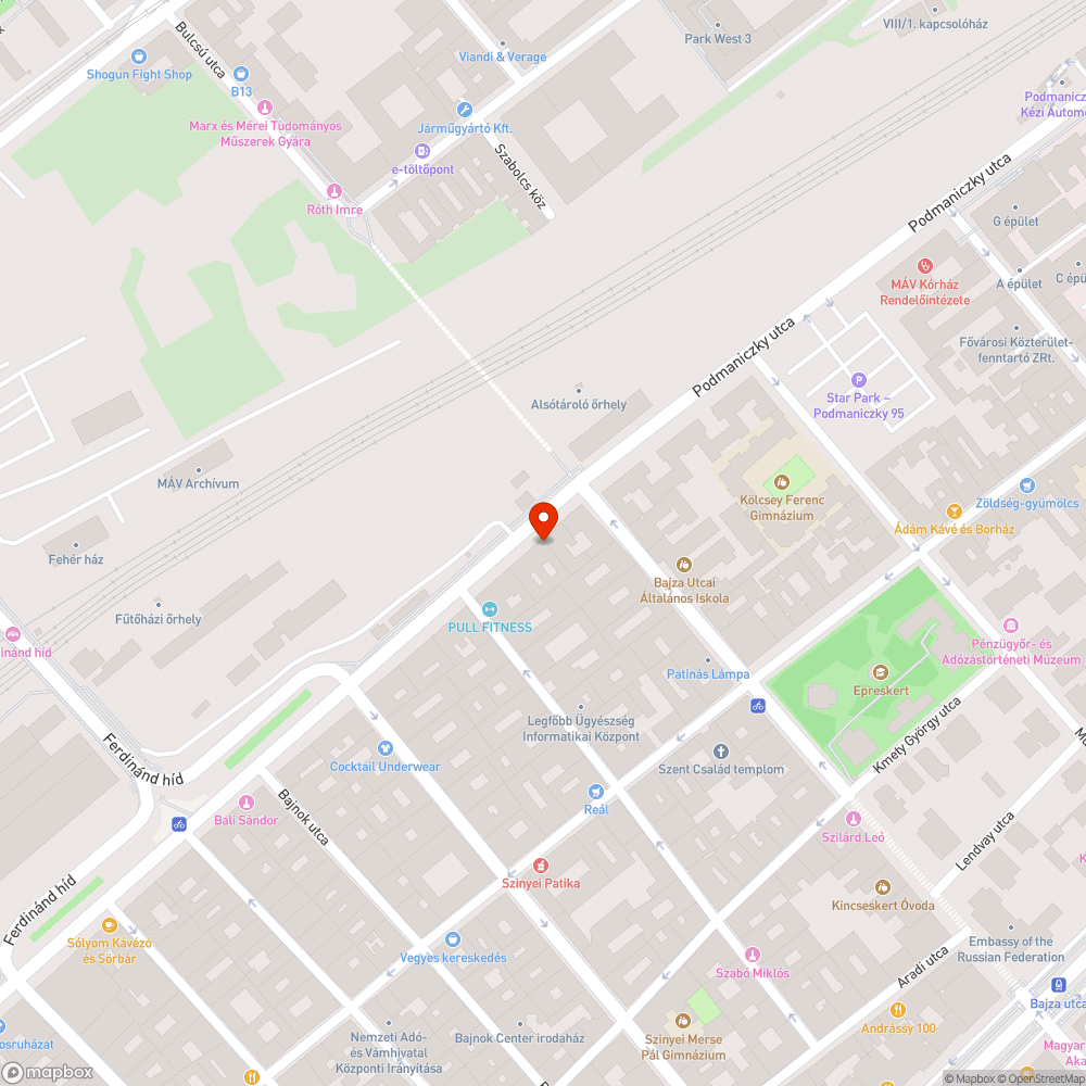 Kint felejtett kordon bejelentés helye