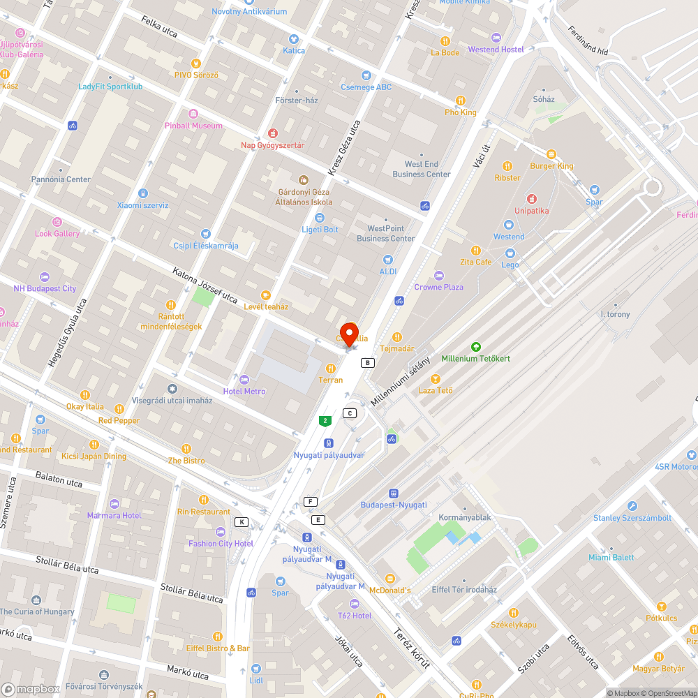 Gyalog átkelő tábla bejelentés helye