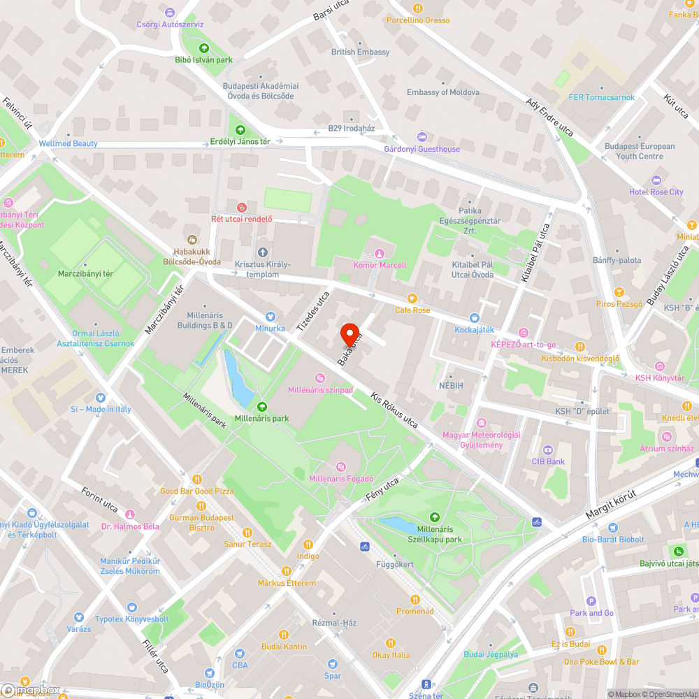 Kátyú bejelentés helye