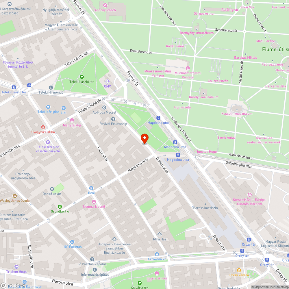 kátyú bejelentés helye