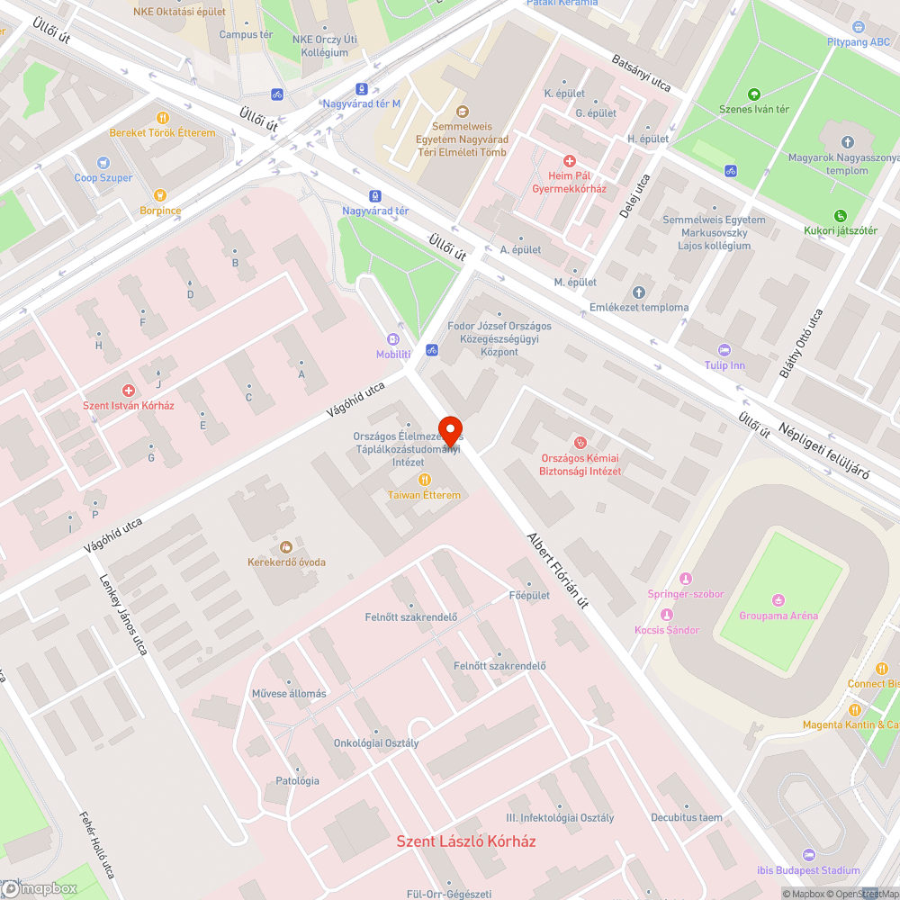 Hiányzó kerékpársáv felfestés bejelentés helye