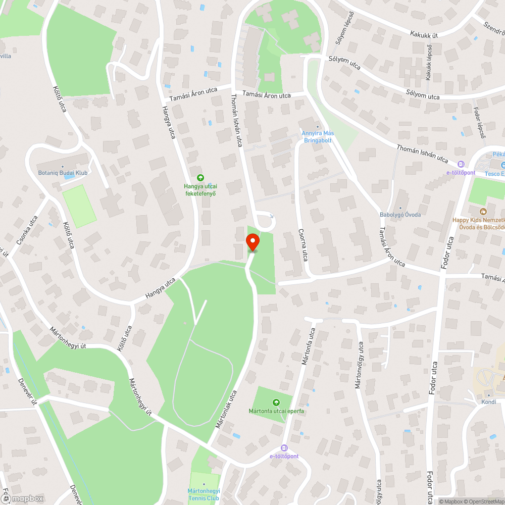 Közút, járda hiba bejelentés helye