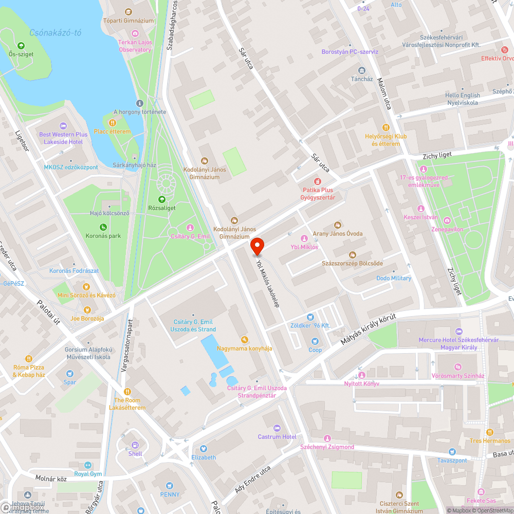 Ybl lakótelep parkolás+közvilágítási probléma bejelentés helye