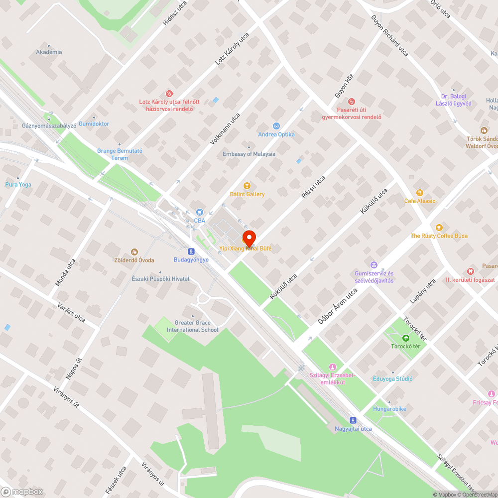 Elfoglalt kerépárút bejelentés helye