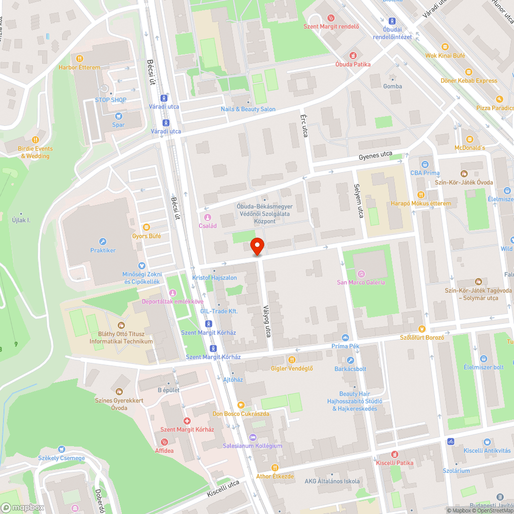 Roncsautó bejelentés helye