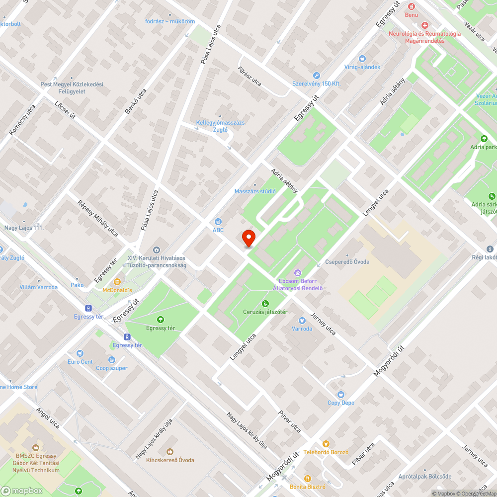 Füvön parkolás bejelentés helye