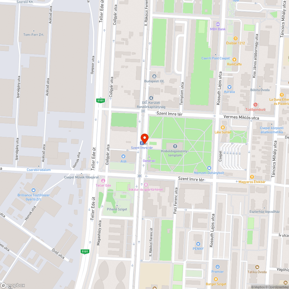 NCA-419 leszállásjelzője bejelentés helye