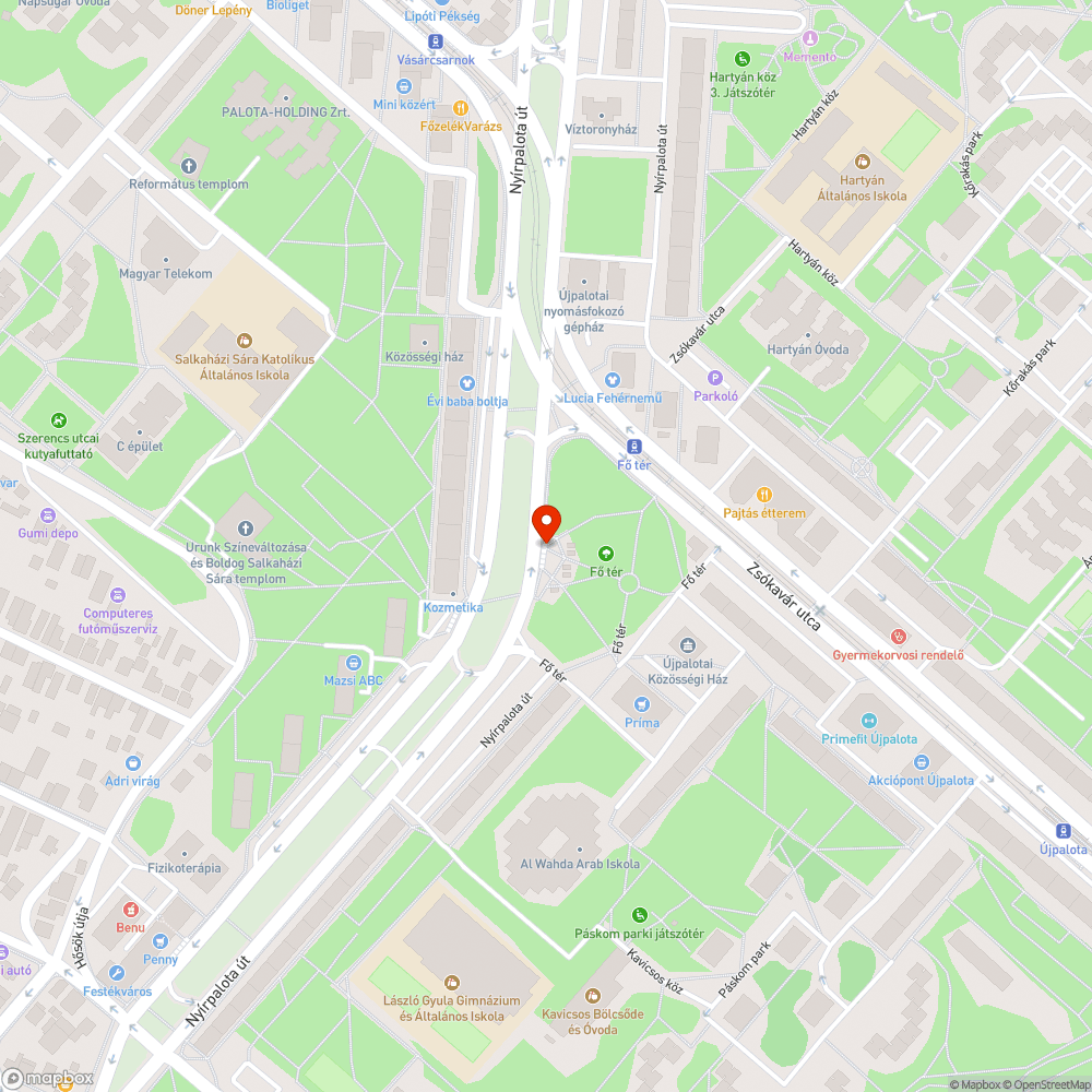 További érdekes geometriájú öblös megállóhely bejelentés helye