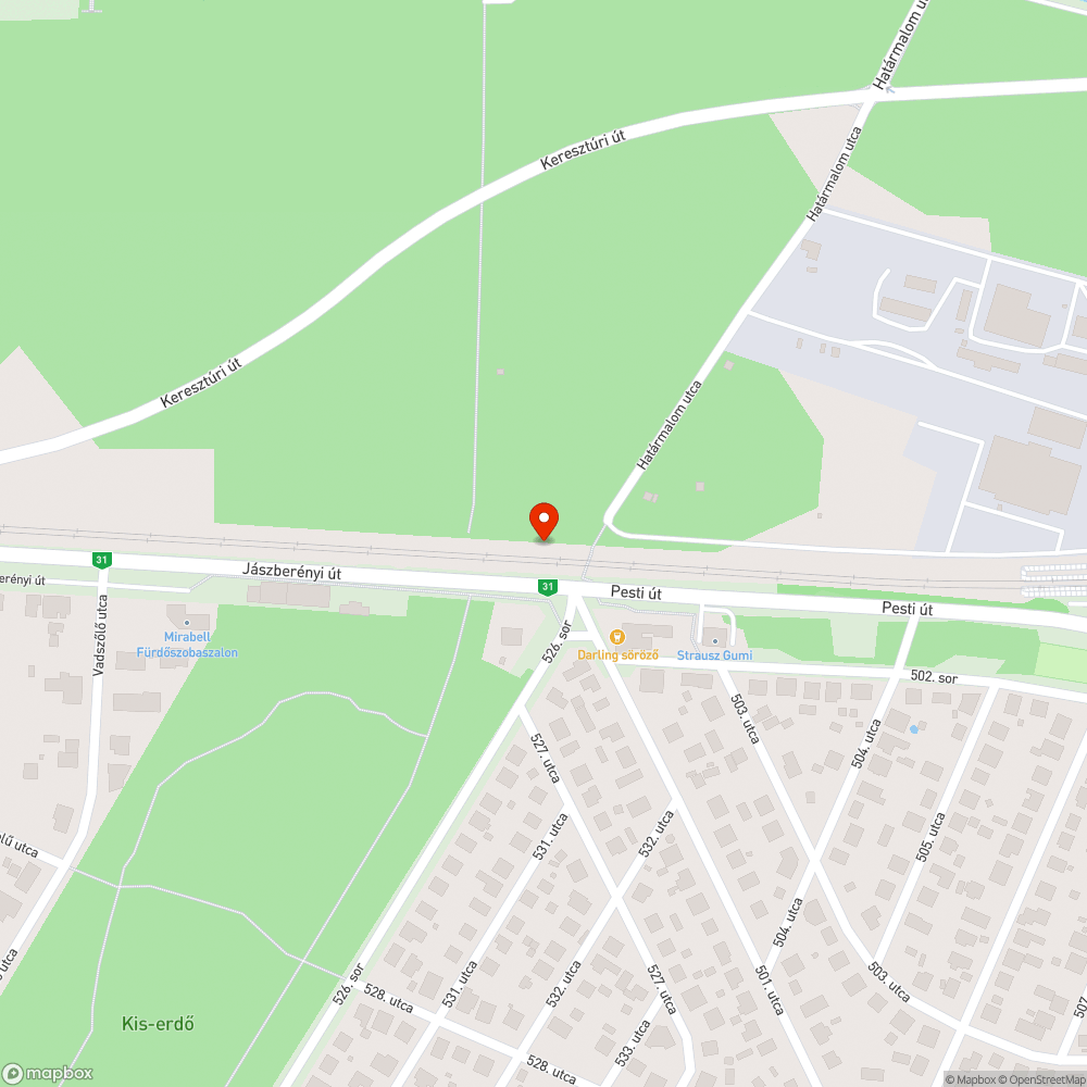 Letört faág bejelentés helye