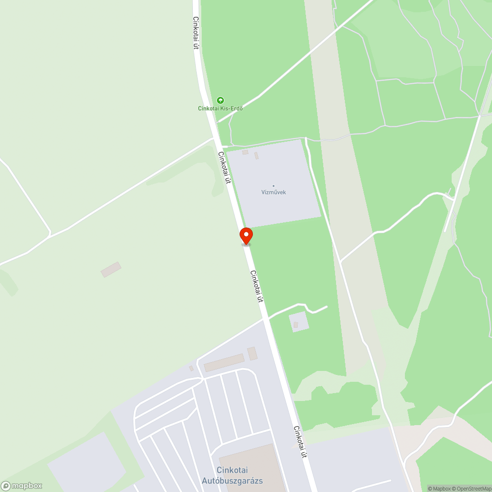 Cinkotai út XVI. kerület bejelentés helye