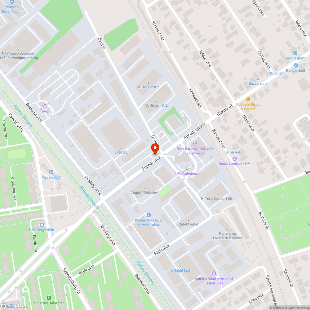 Szeméttel teli, elhagyott teherautó bejelentés helye