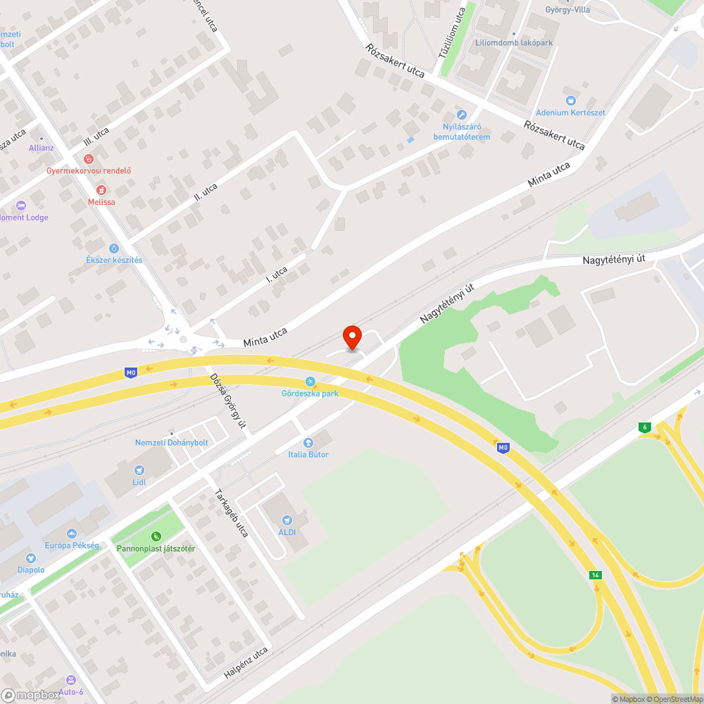 Magyar Telekomos aknafedél lyukas bejelentés helye