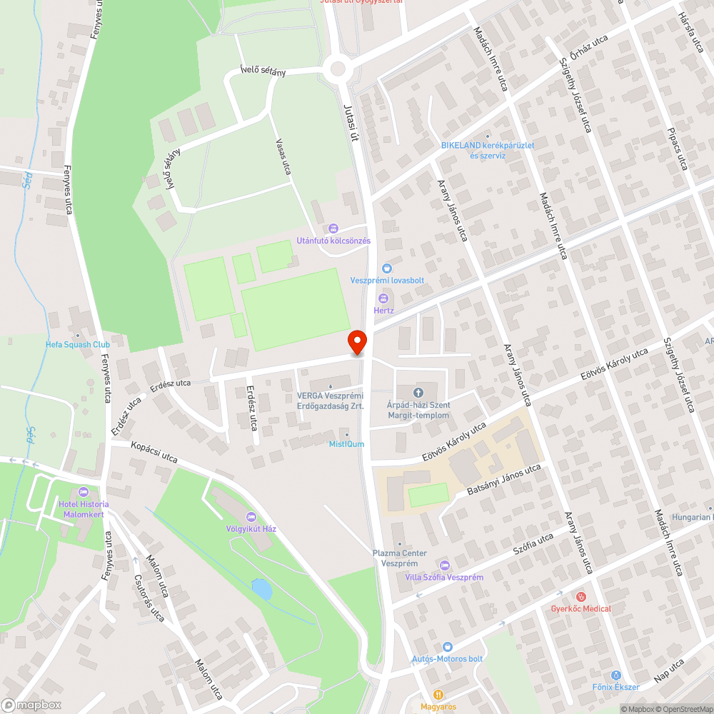 Hiányos burkolatú járda bejelentés helye