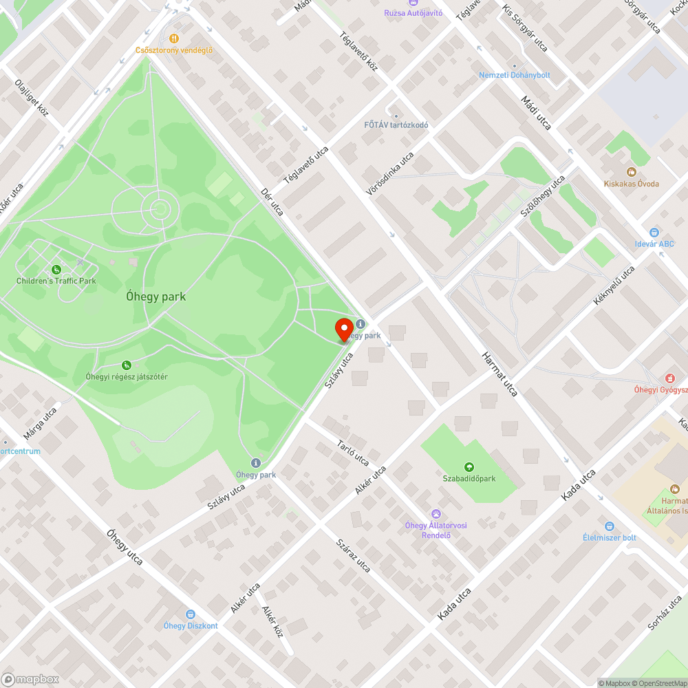 hiányzó tábla bejelentés helye