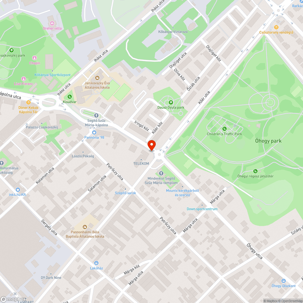 rendellenessen megdőlt oszlop bejelentés helye