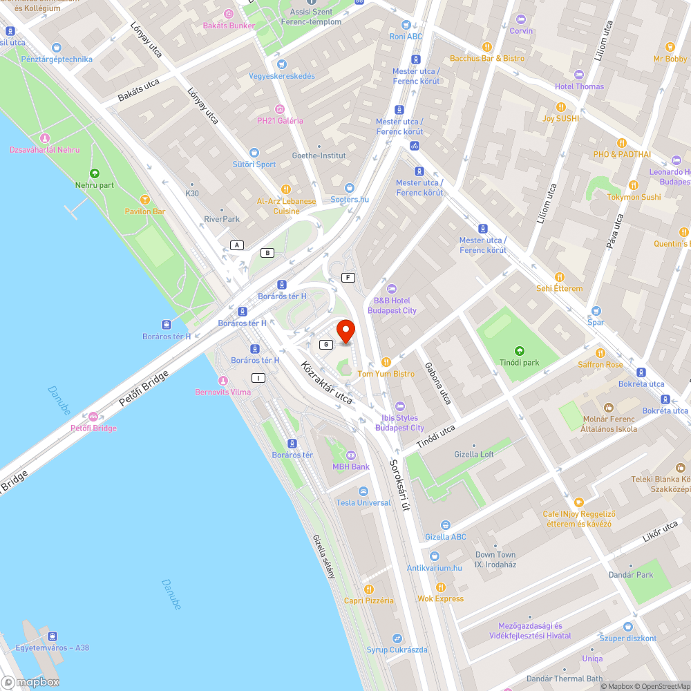 Boráros téri Futár kijelző nem mutatja a HÉV-et bejelentés helye