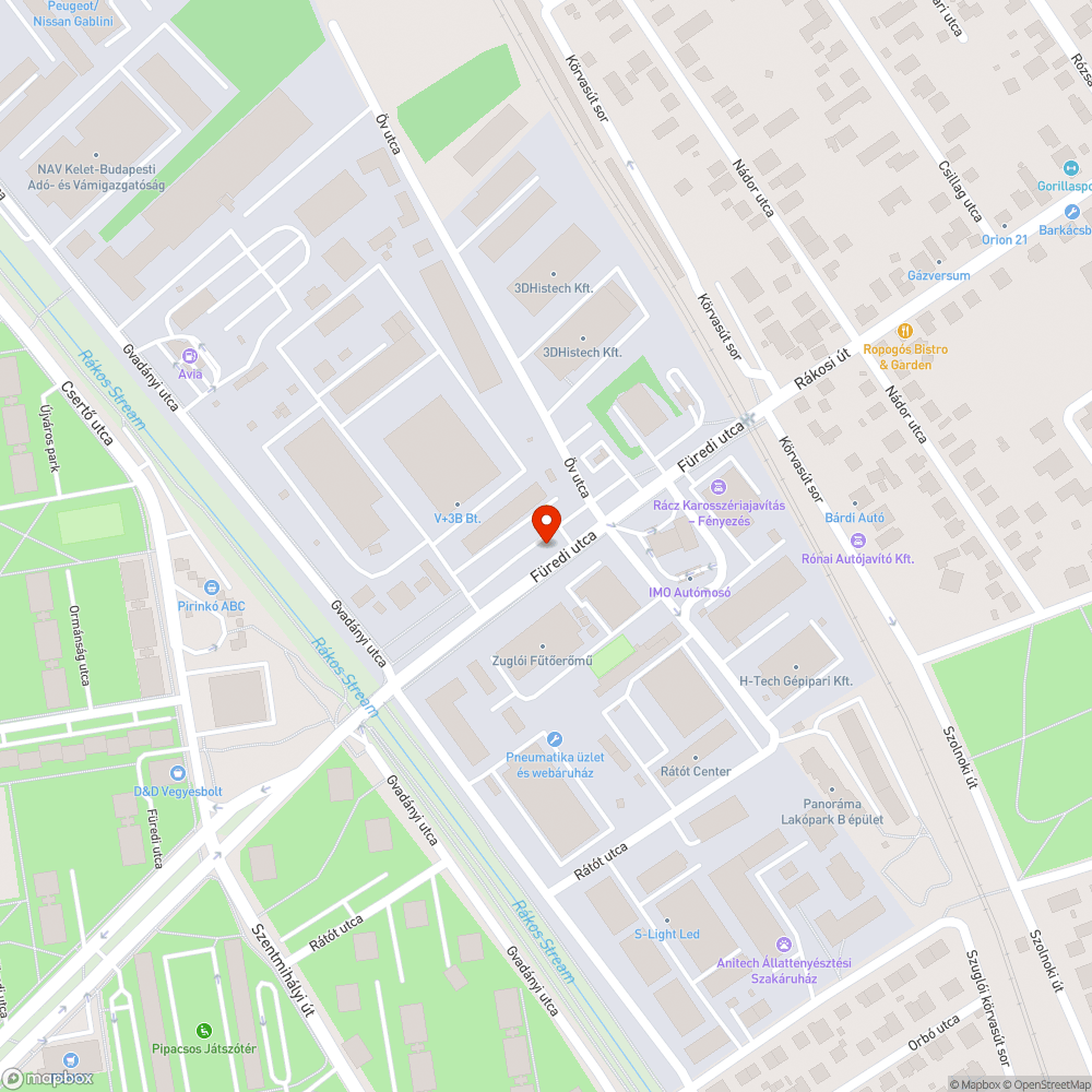 Roncs teherautó bejelentés helye