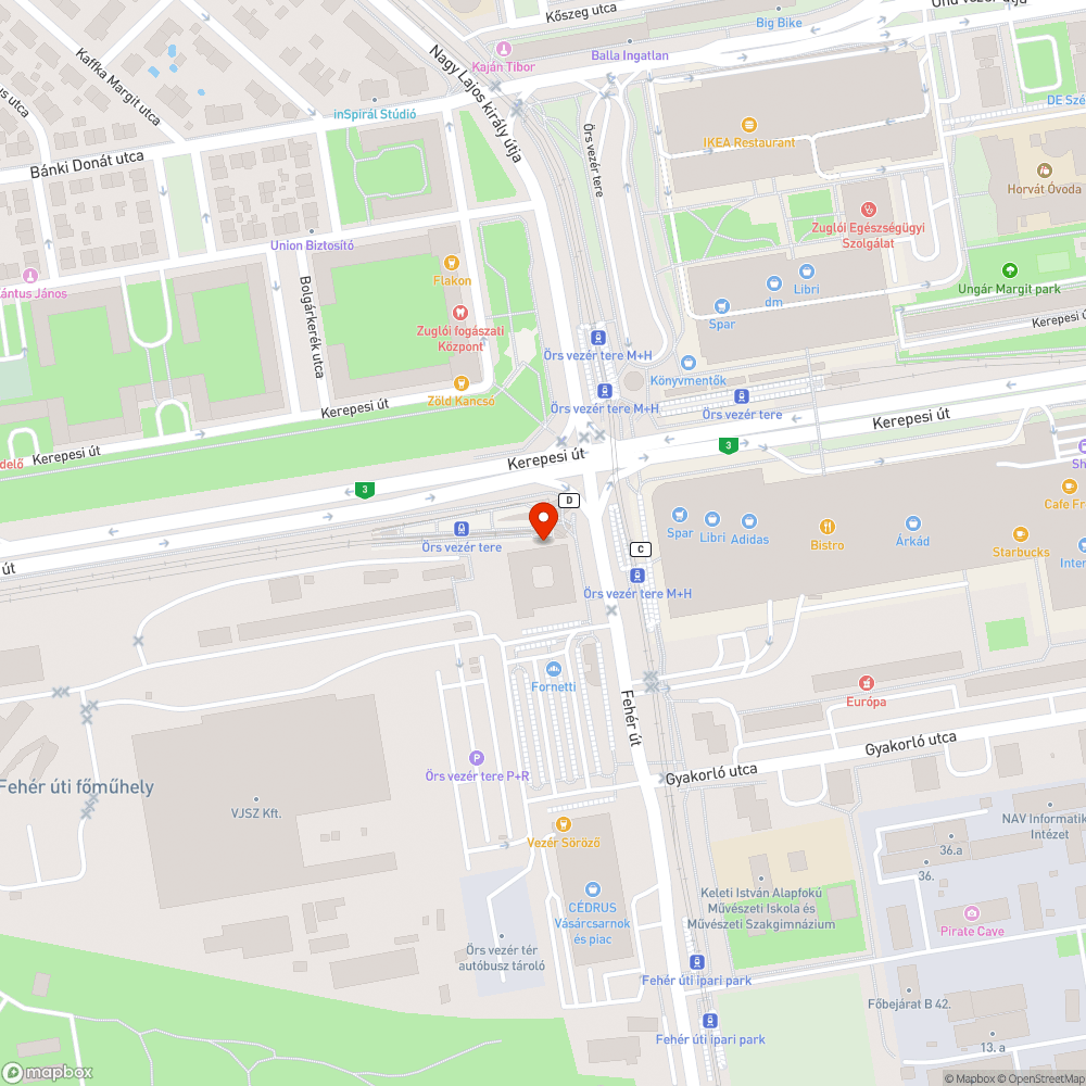 Koszos metróajtó bejelentés helye