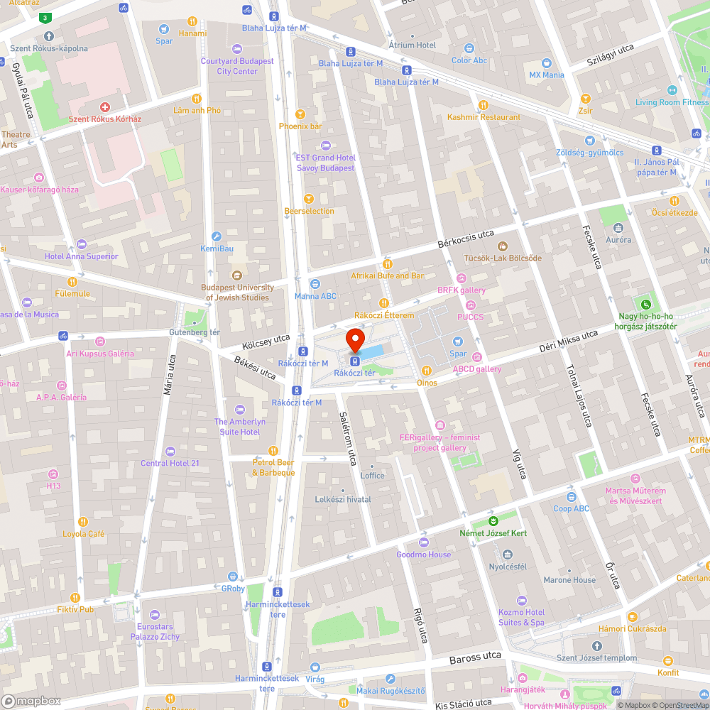 4-es metro lift - Rákóczi tér bejelentés helye