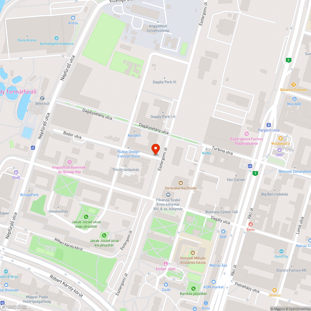 Eltörött szemetes bejelentés helye