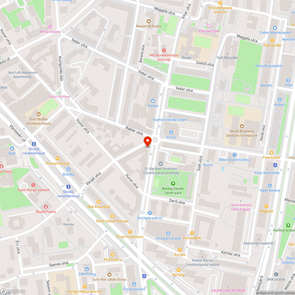 Zoldhulladek bejelentés helye