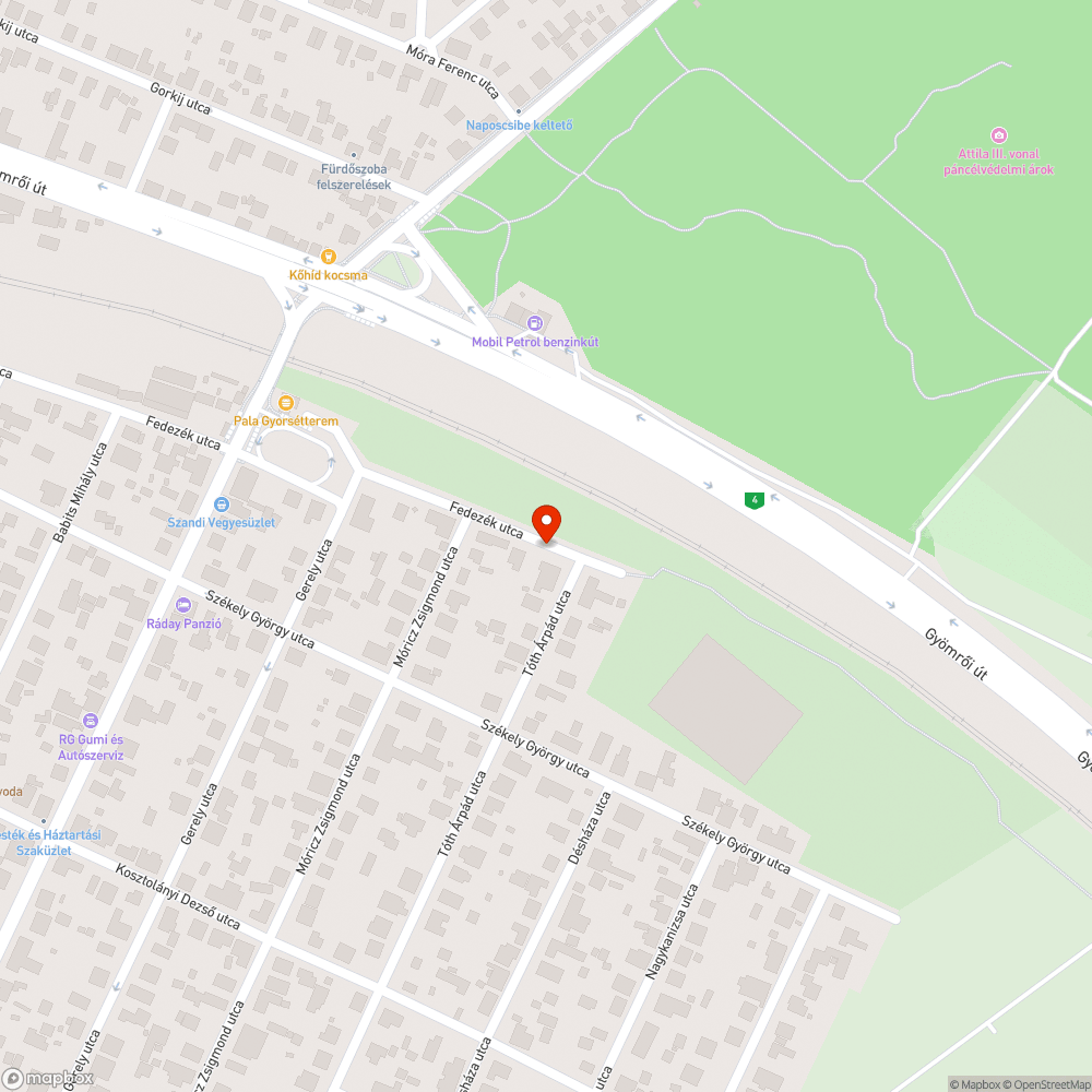 Úttestre belógó faágak. bejelentés helye