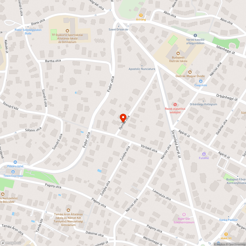 Elhagyott, szabálytalanul parkoló autó bejelentés helye