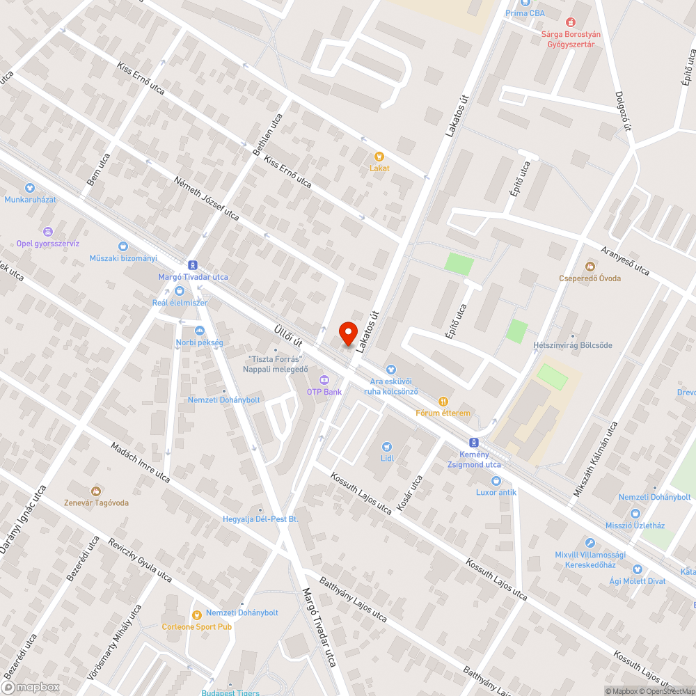 Gyalogoslámpa fényterelő bejelentés helye