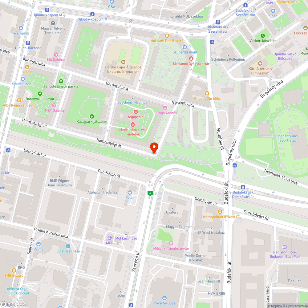 FKF konténer belóg a kerékpársávba bejelentés helye