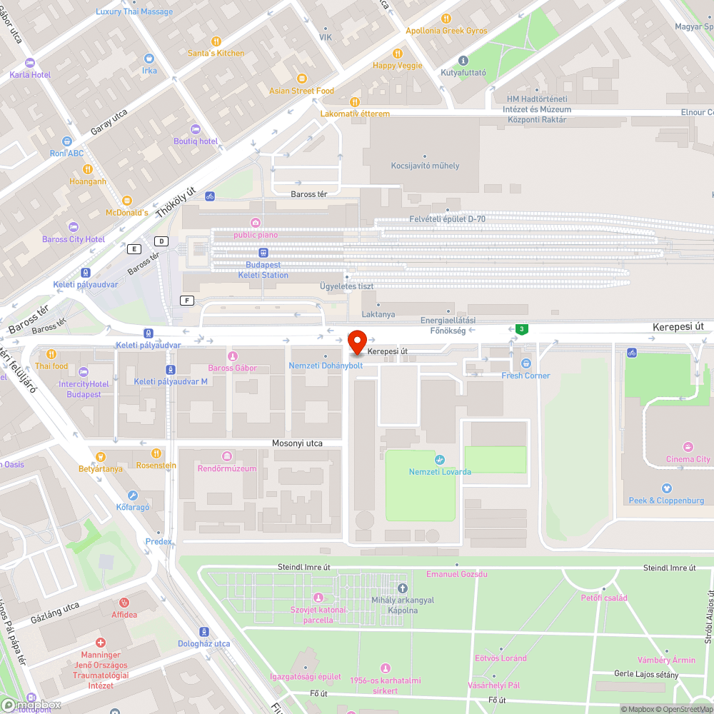 Nem elég széles járda bejelentés helye