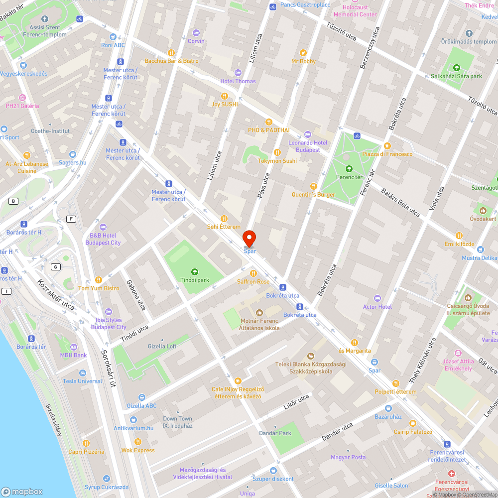 kidöntött poller az utcasarkon bejelentés helye