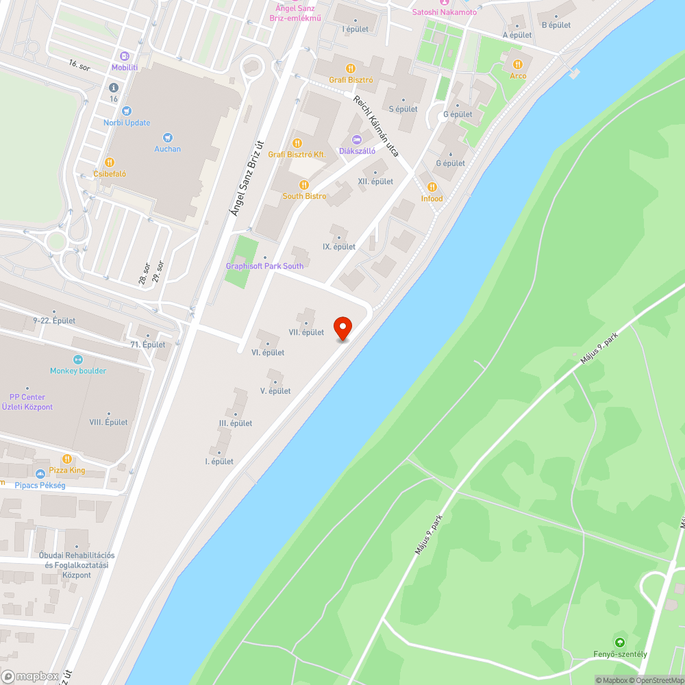 Teherautók a Duna parton bejelentés helye