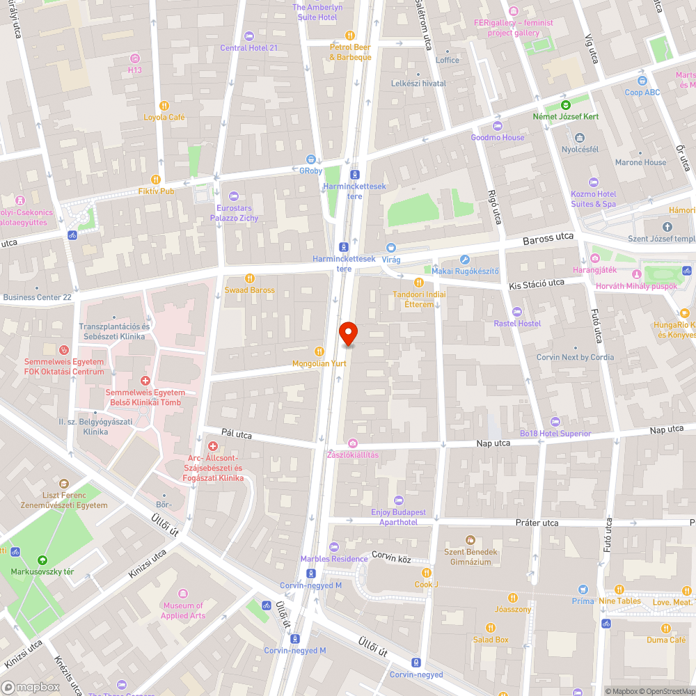 megrongált pad bejelentés helye