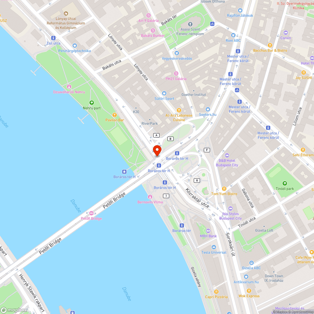 Esőben nehezen látható sávelhúzás bejelentés helye