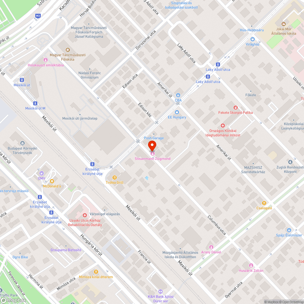 Ottfelejtett tábla bejelentés helye