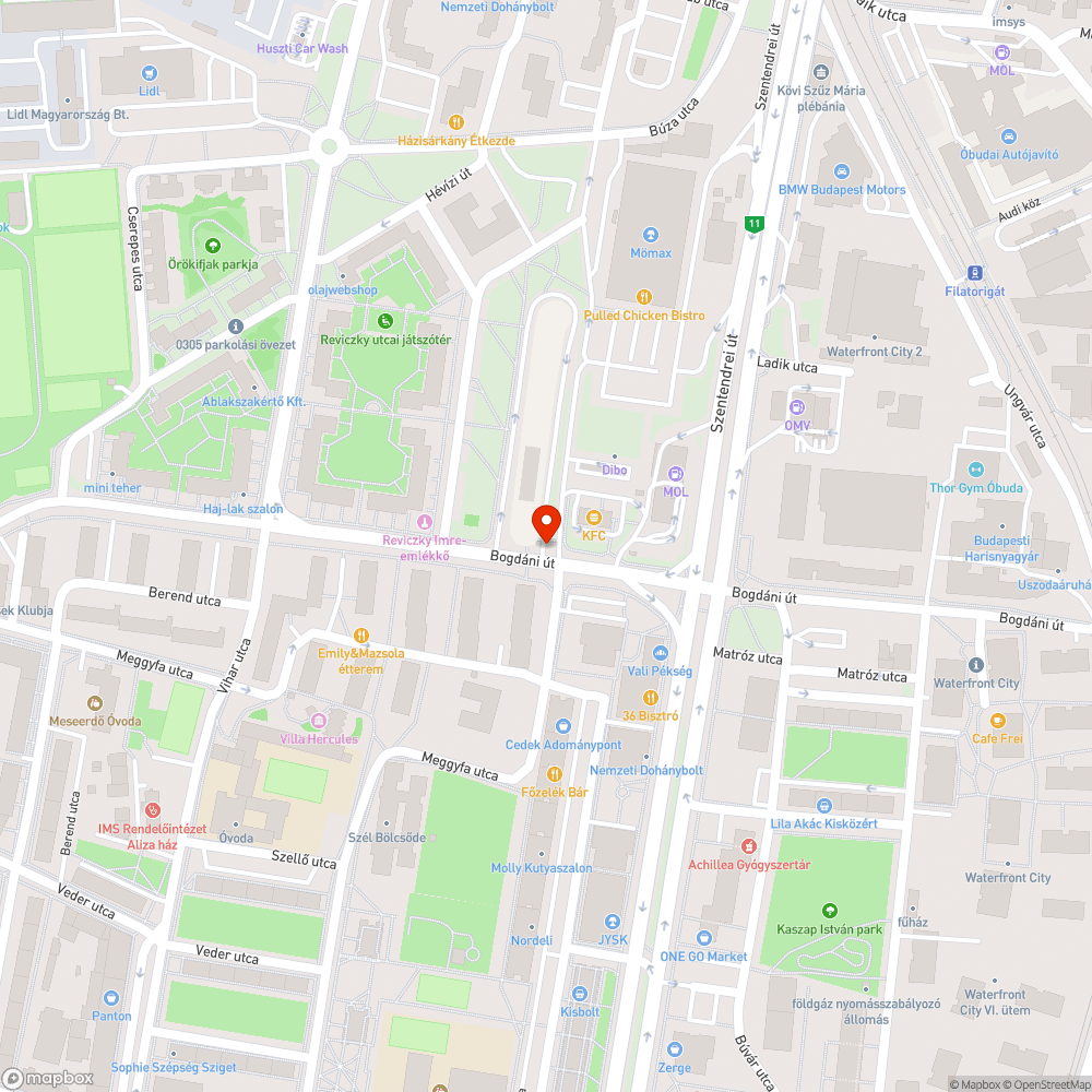 Hulladek bejelentés helye