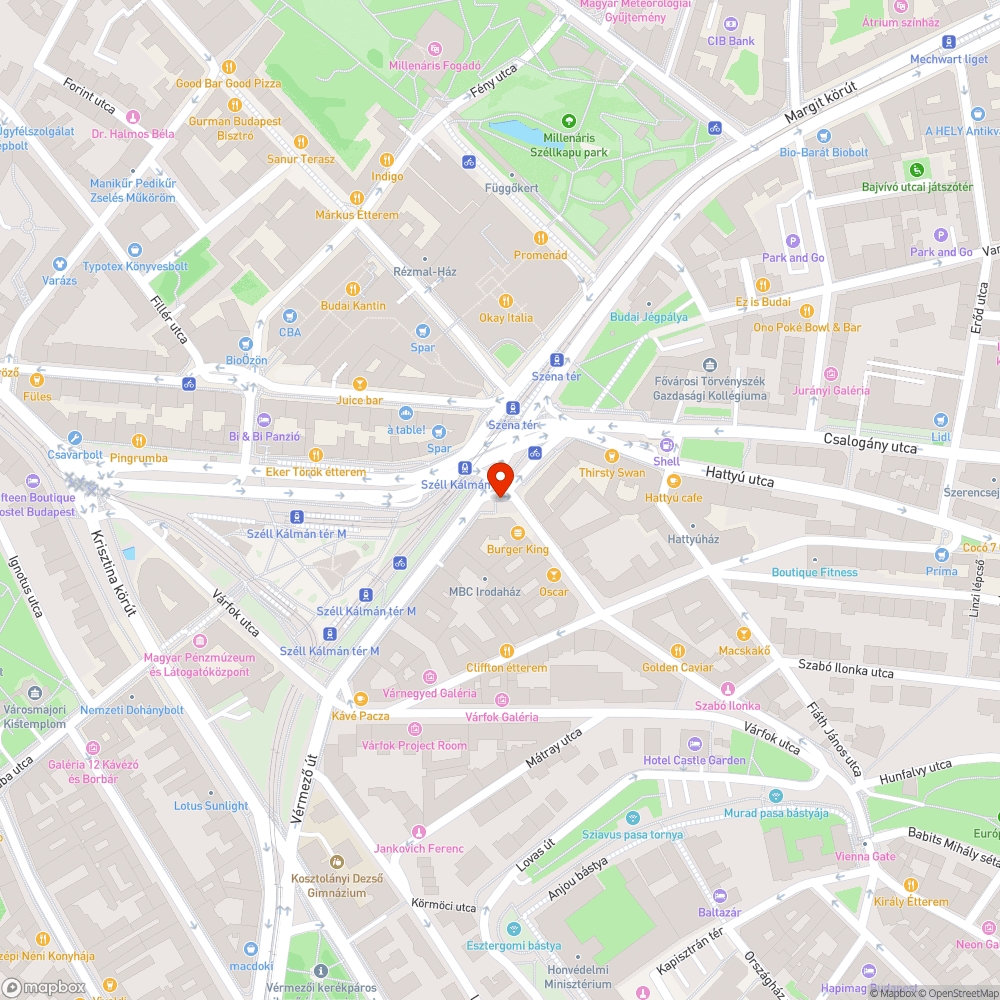 Mit történt-történik a Széna téri órával? bejelentés helye