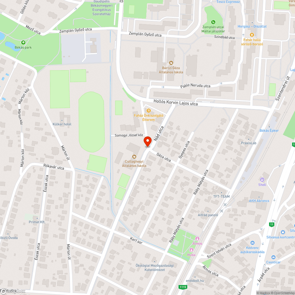 Hatalmas "kátyú", megsüllyedt fedél! bejelentés helye