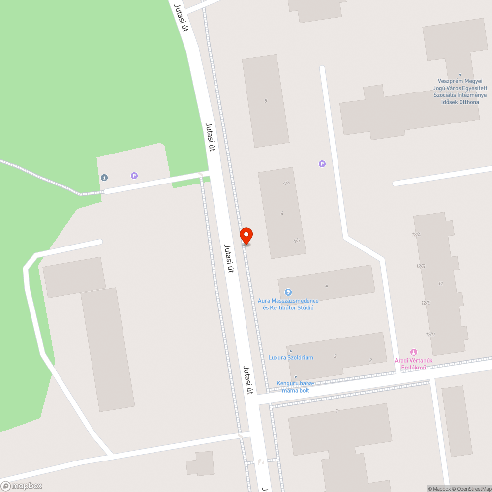 Nem világít a Jutasi úton, a levéltár közelében egy lámpa. bejelentés helye